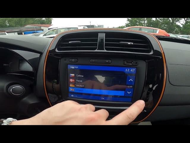 Video thumbnail for How to Change System Language via Speedometer Display in Dacia Spring ( 2021 – now )