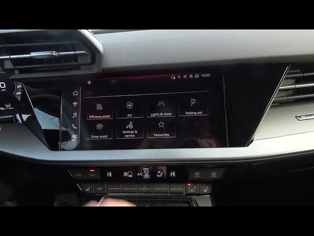 Video thumbnail for How to Manage Efficiency Assistant in Audi A3 8Y ( 2020 - now ) - Manage Efficiency Assistant