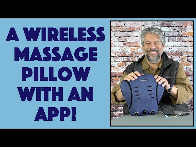 Video thumbnail for ErgoRelax Shiatsu Massage Pillow with App -- REVIEW