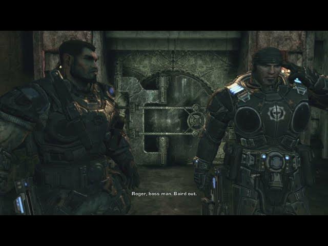 Video thumbnail for Gears of War 2 - Act 3 3-1 Dirty Little Secret: Jameson Depo Arrival Cutscene | Explore The Faculty