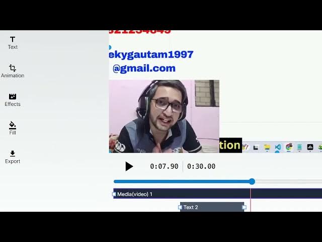 Video thumbnail for Build a Next.js Canva Browser Video Editor Clone with Timeline UI Using FFmpeg + Fabric.js +Animejs