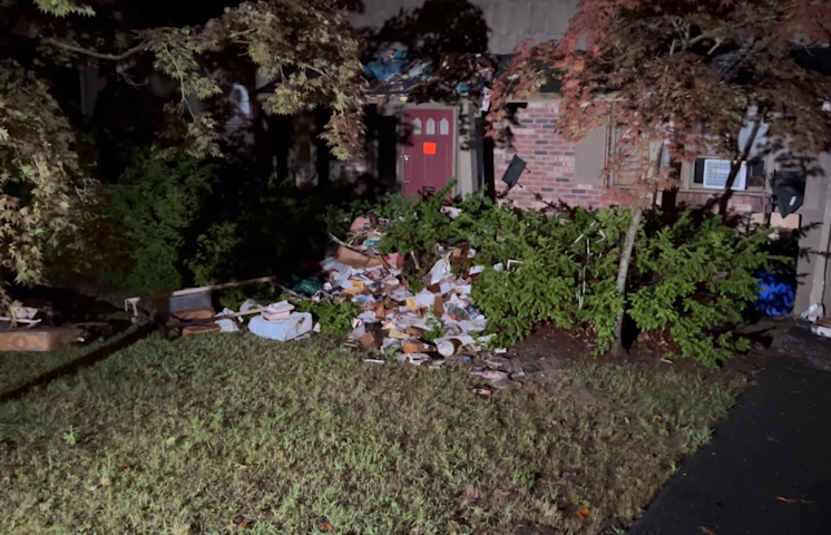 Video thumbnail for Lightning may have sparked fire that tore through Sayreville home