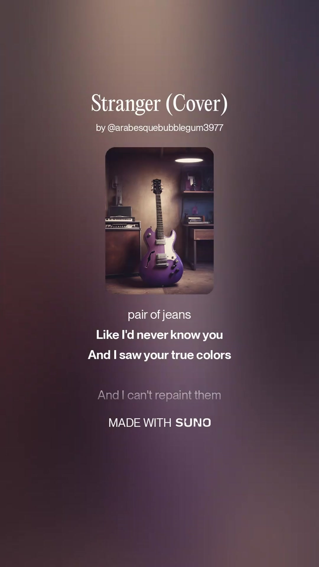 Video thumbnail for Stranger (Cover)