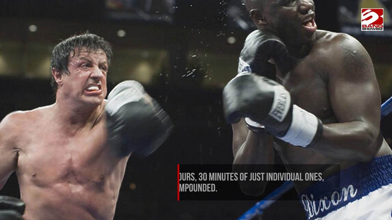 Video thumbnail for Sylvester Stallone expressing deep regrets over compounded injuries for doing his own stunts