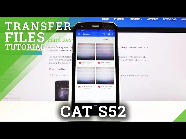 Video thumbnail for How to Transfer Files in CAT S52  - Move Android Data
