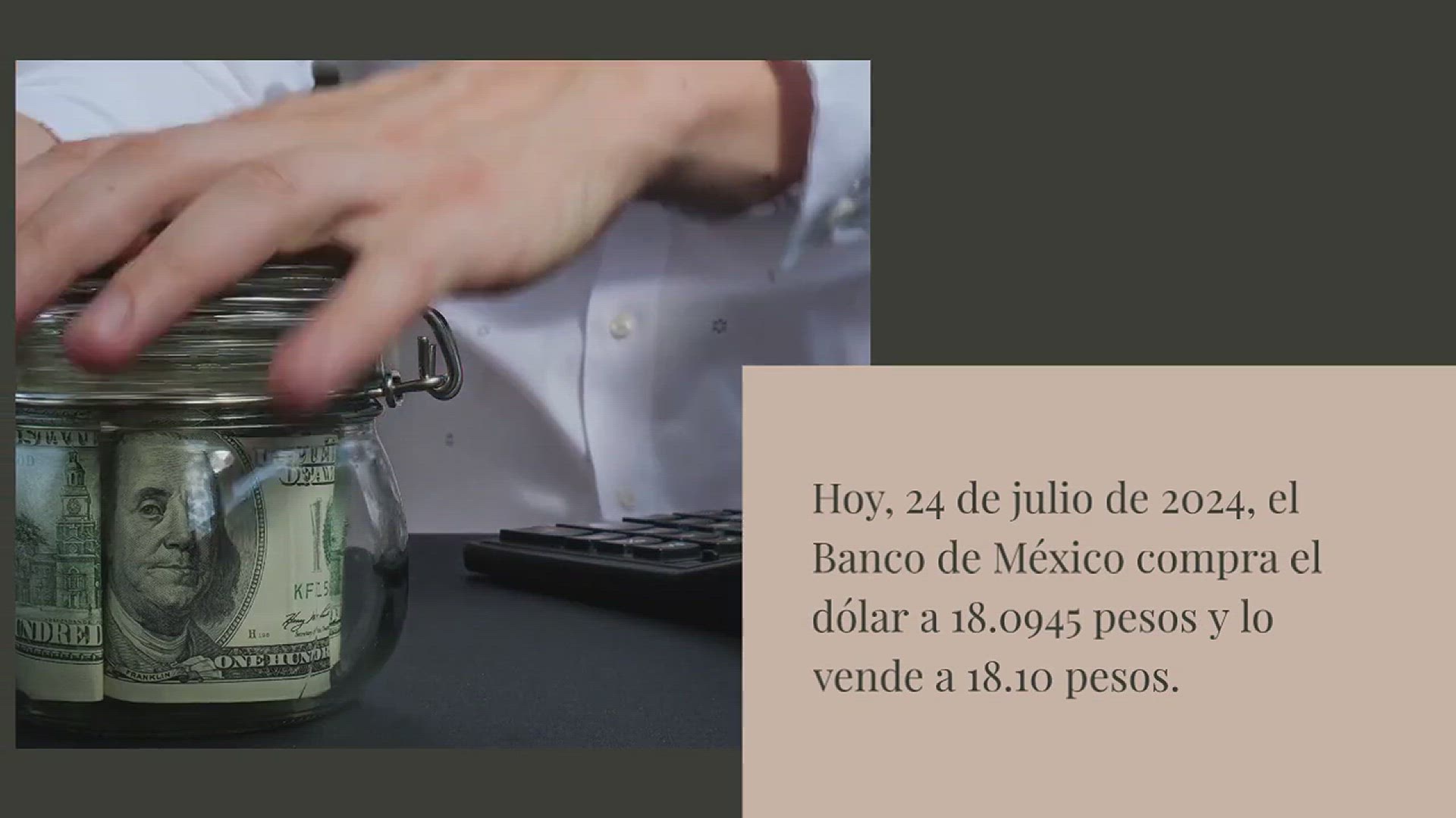Video thumbnail for Dólar a pesos Hoy en México [̲̅$̲̅(̲̅100)̲̅$̲̅] ▷【Dólar a pesos – Dollar to Peso】.