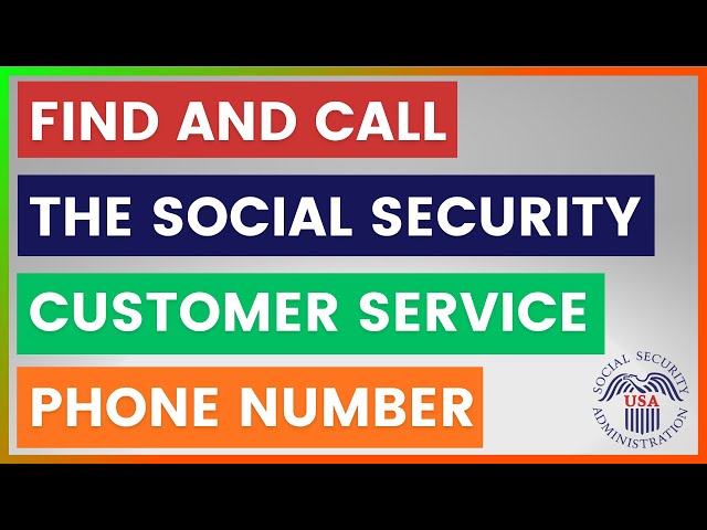 Video thumbnail for How To Find And Call The Social Security Customer Service Phone Number? [in 2025]