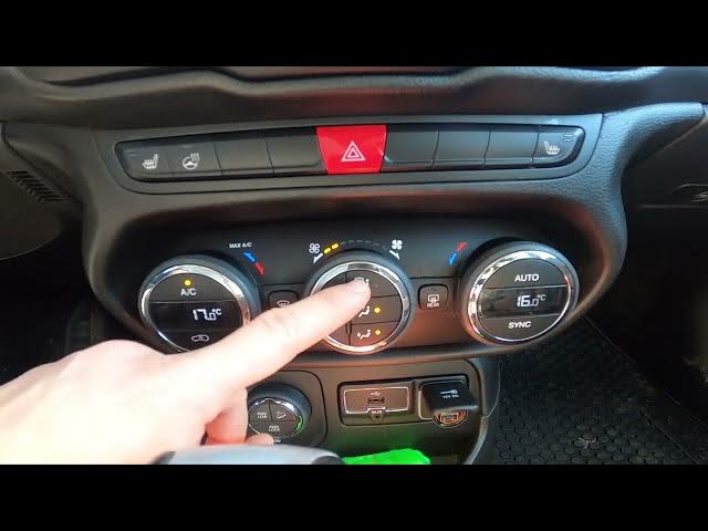 Video thumbnail for How to Change Blowing Direction in Jeep Renegade ( 2014 - now )  | Adjust Airflow Direction