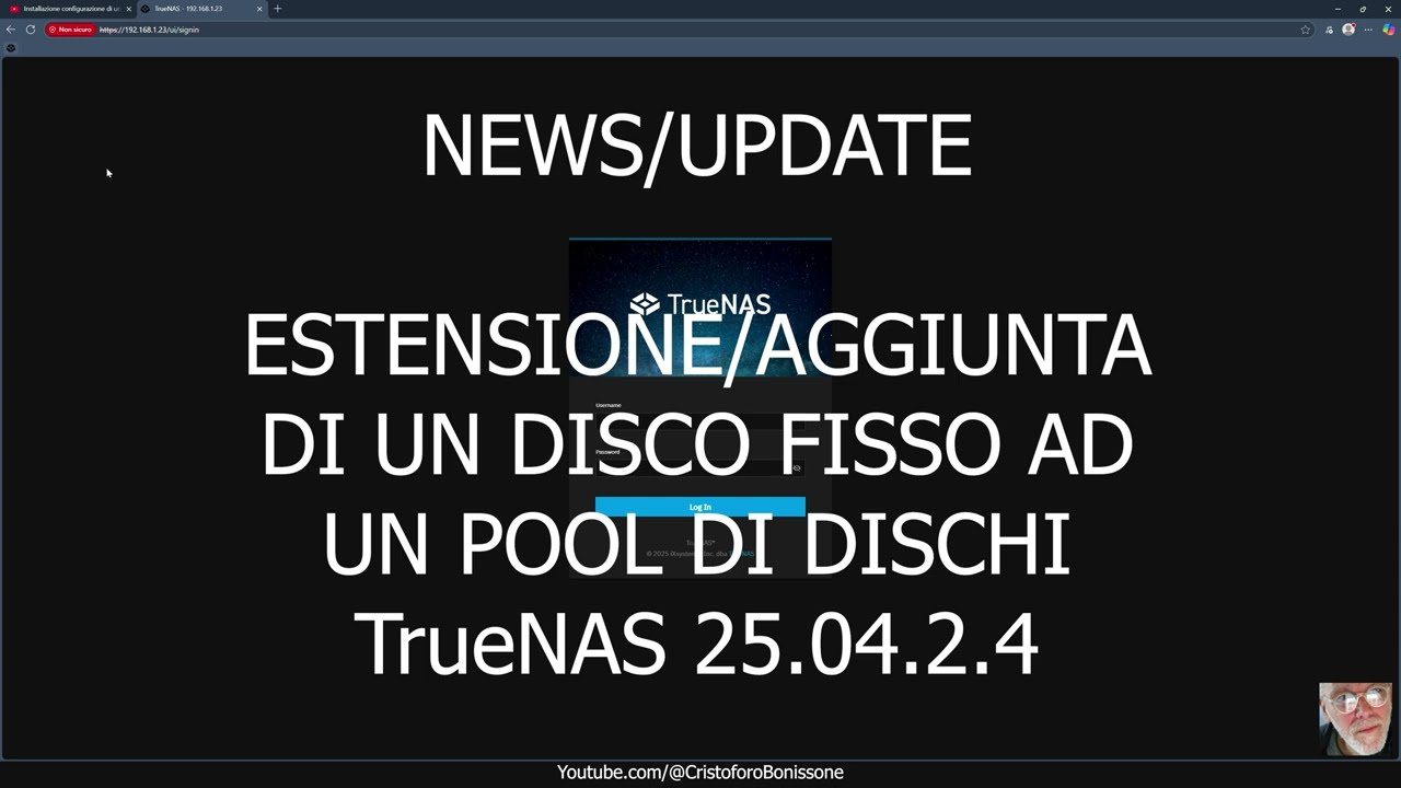 Video thumbnail for Estensione/aggiunta di un disco al Pool #truenas #raid #raid6 #extend #linux #server #hdu #tutorial