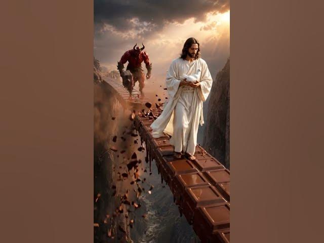 Video thumbnail for Jesus walk the chocolate☺️ #amen #jesus#oraçãoforte #oraçaodamanhã #oraçãodanoite#oraçãododia#shorts