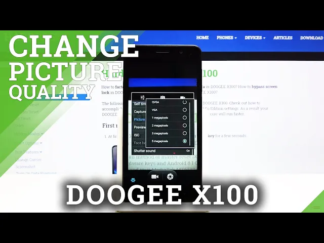 Video thumbnail for How to Change Image Quality in DOOGEE X100 – Find Best Photo Quality