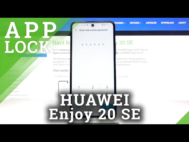 Video thumbnail for How to Enable App Lock in HUAWEI Enjoy 20 SE – Secure Apps Content