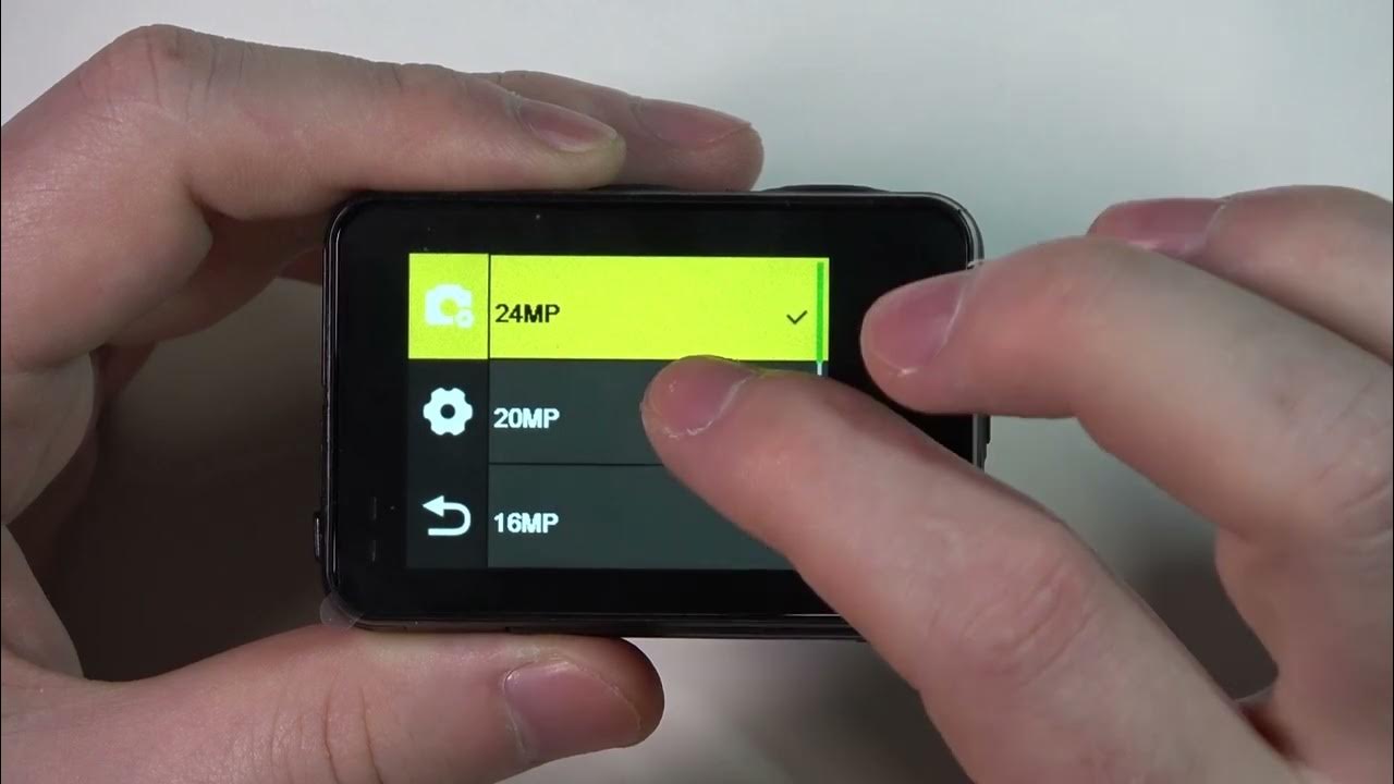Video thumbnail for How To Change Photo Resolution on WOLFANG GA400?