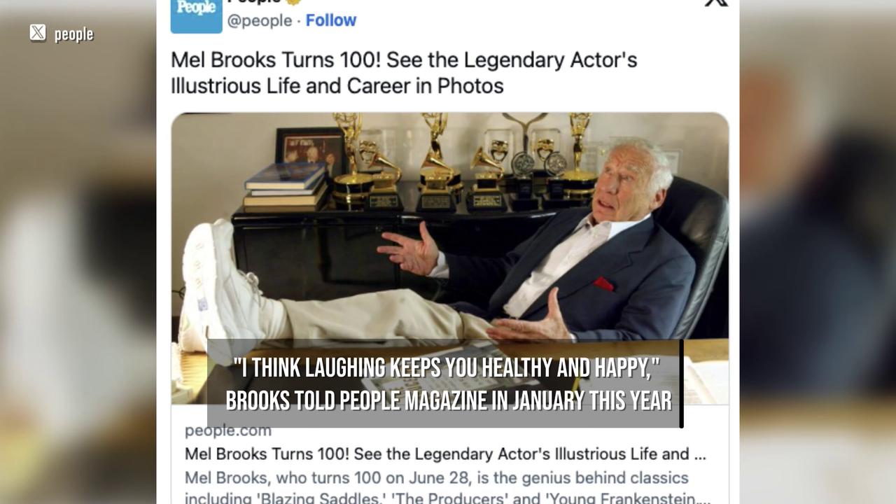 Video thumbnail for NEWS OF THE WEEK: Mel Brooks turns 100.