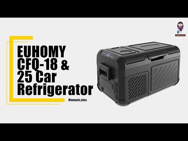 Video thumbnail for Unboxing and Guide: EUHOMY CFQ-18 / CFQ-25 12 Volt Camp Refrigerator