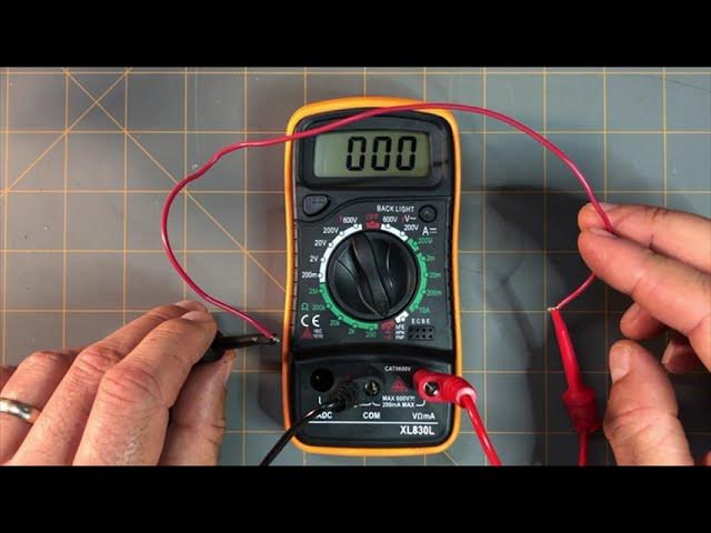 'Video thumbnail for Multimeters in a Nutshell: Continuity Test Using a Multimeter'