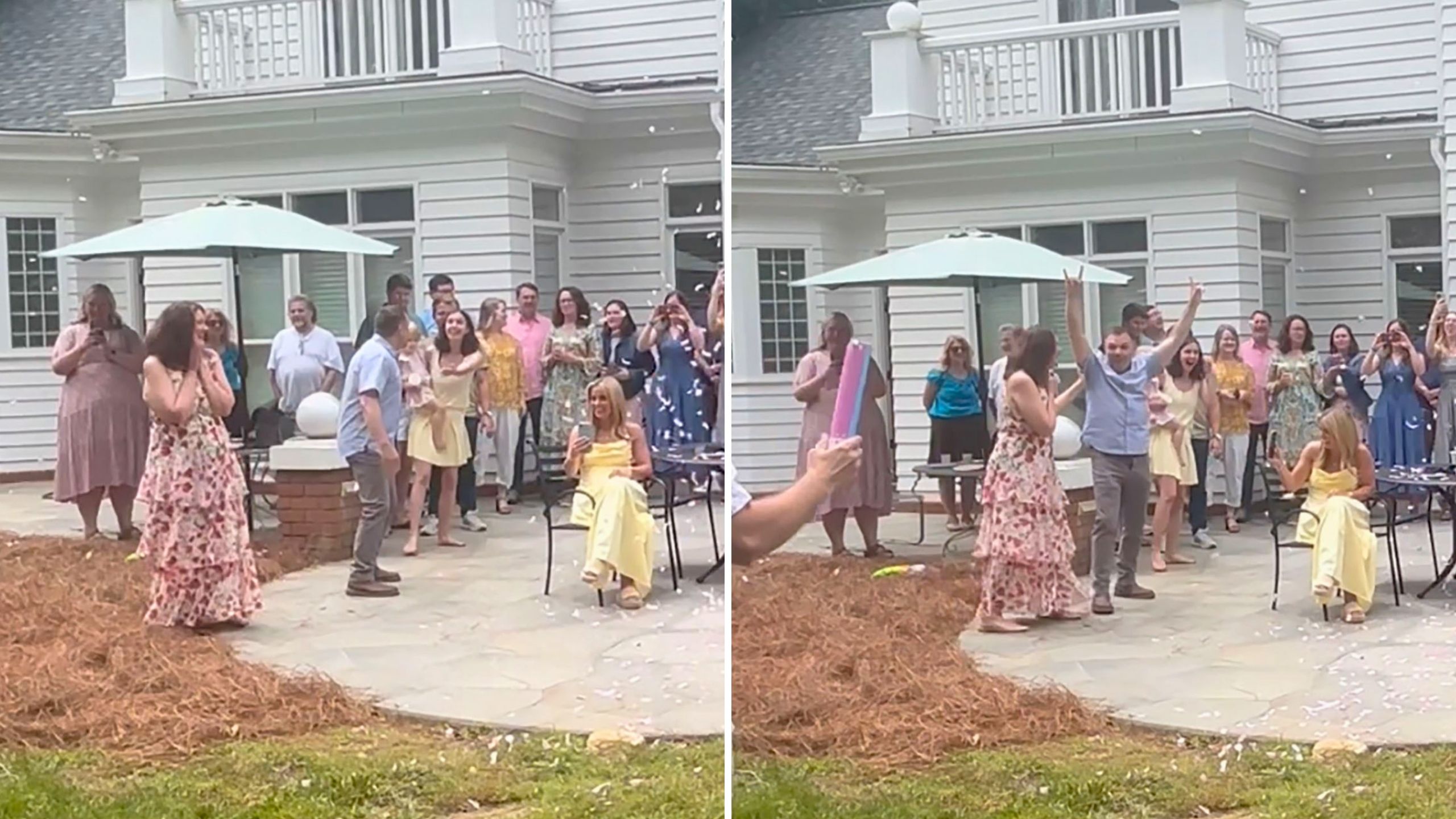 Video thumbnail for Colorblind Dad Has Wholesome Delayed Reaction To Daughter's Gender Reveal