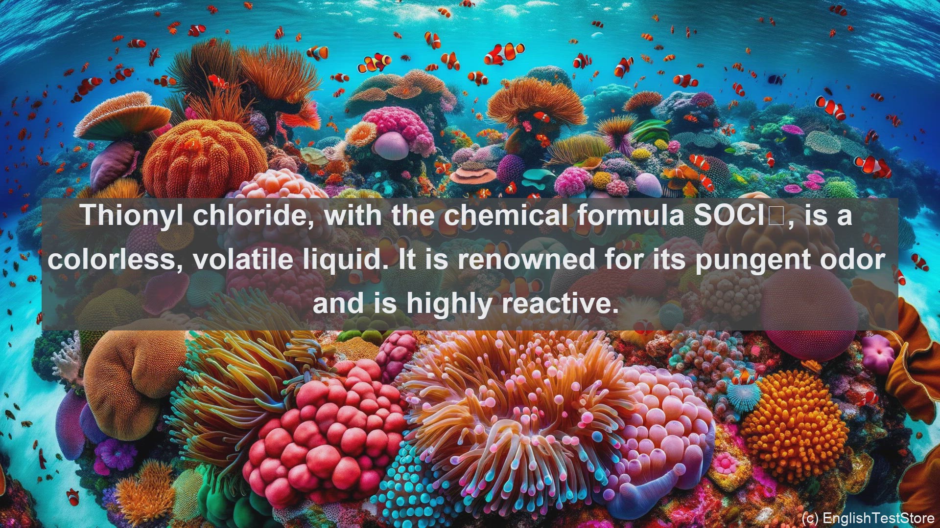 'Video thumbnail for Thionyl chloride in science  definition and examples'
