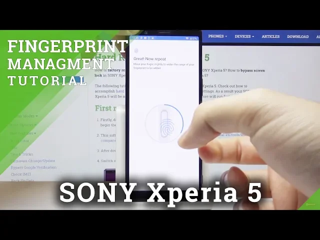 Video thumbnail for How to Add Fingerprint in Sony Xperia 5 – Protect your Sony