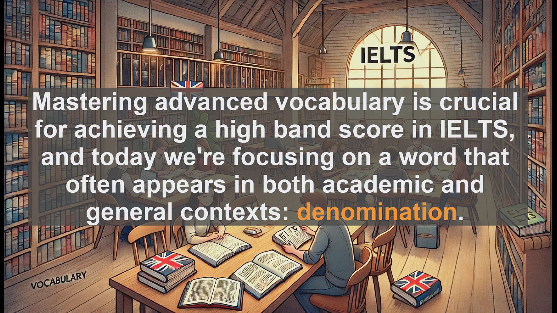 'Video thumbnail for 5000 Must Know IELTS 8.0 Vocabulary - IELTS Vocabulary: Understanding 'Denomination' in Religious and Monetary Contexts'