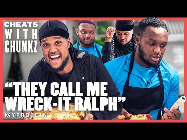 Video thumbnail for @Chunkz & @VIDDALTHERILIST CHAOTIC CHEAT DAY COOKING | Myprotein