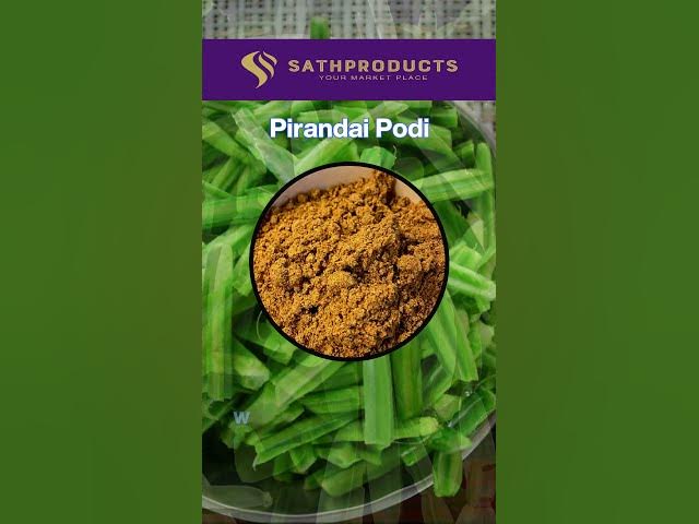 Video thumbnail for Health benefits of Pirandai Podi