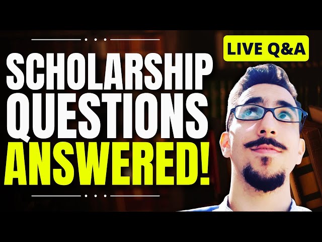 Video thumbnail for Scholarship Q&A Livestream