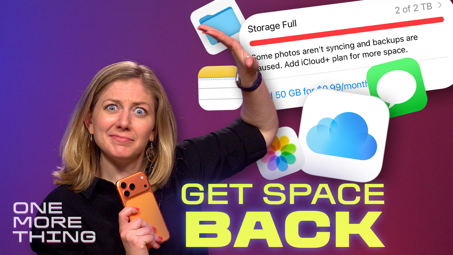 Video thumbnail for Clear iCloud Storage Now in 3 Steps