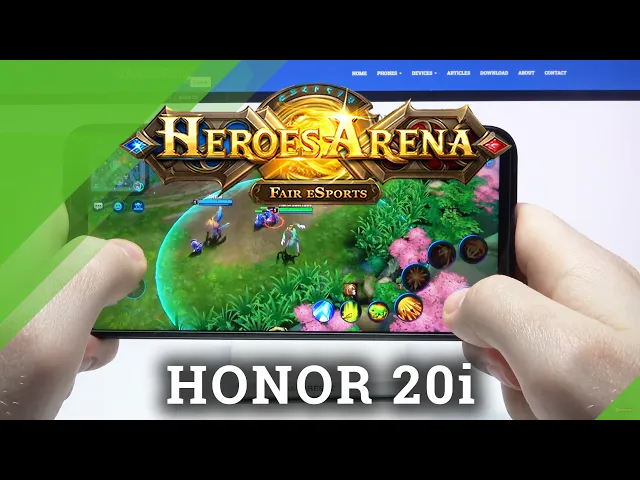 Video thumbnail for Heroes Arena Game Test on Honor 20i – Performance Checkup