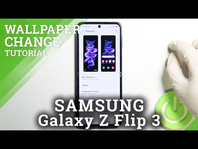 Video thumbnail for How to Change Wallpaper on Lock Screen in SAMSUNG Galaxy Z Flip3 5G - Change Wallpaper