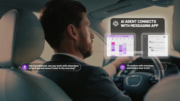 Video thumbnail for SoundHound’s AI Is Talking to Your Car, Your Restaurant and More