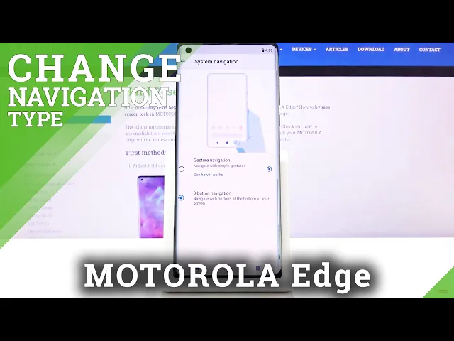 Video thumbnail for How to Change Navigation Bar in Motorola Edge in – Navigation Buttons