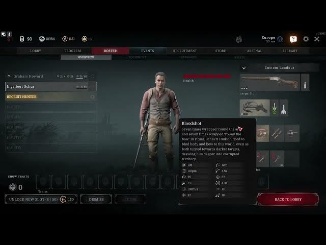 Video thumbnail for How To Create Custom Loadouts In Hunt Showdown