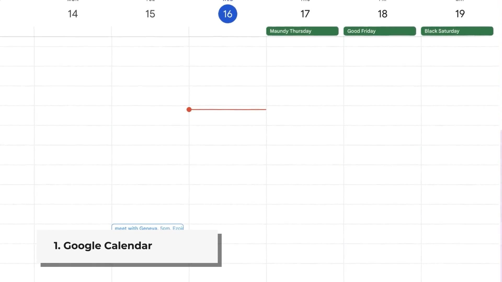Video thumbnail for Best Free Online Calendar Tools to Organize Your Schedule