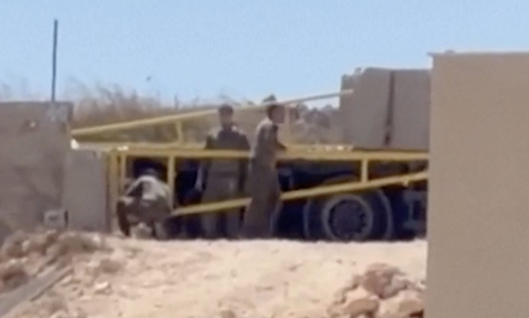 Video thumbnail for Israeli forces install new gate, isolating Palestinian village amid settler siege