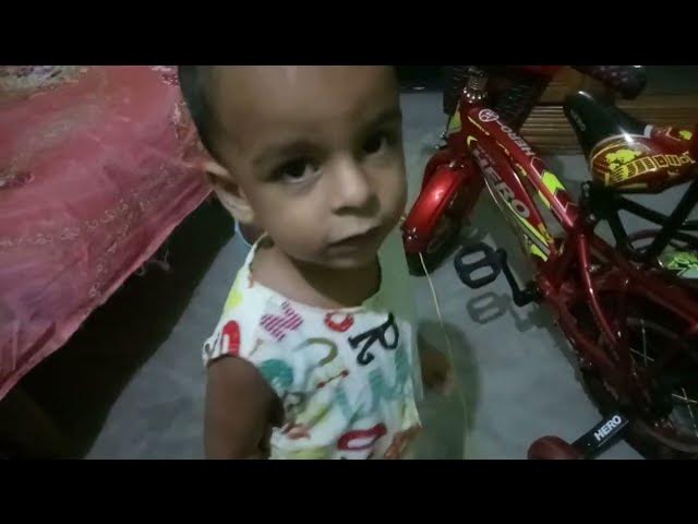 Video thumbnail for New Cycle of Rayan  --  Rayan  and Riyon playing  with bi-cycle. রায়ানের নতুন বাই সাইকেল