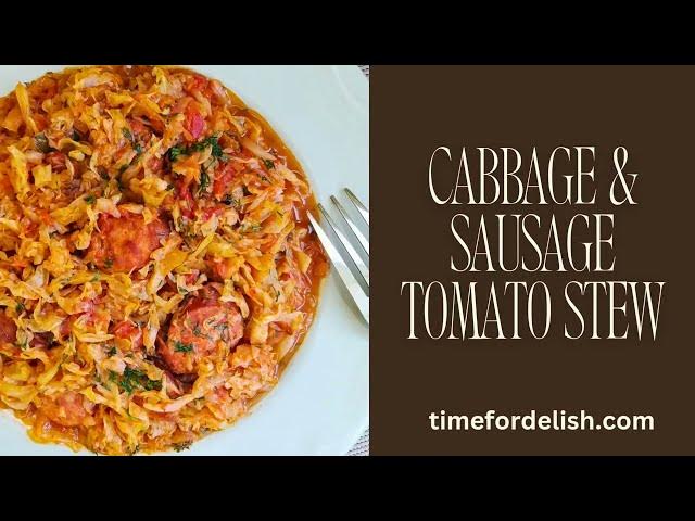 Video thumbnail for Cabbage And Sausage Stew