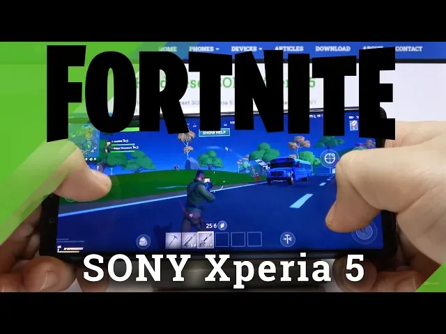 Video thumbnail for Test Game Performance on SONY Xperia 5 – Fortnite Gameplay / FPS Review