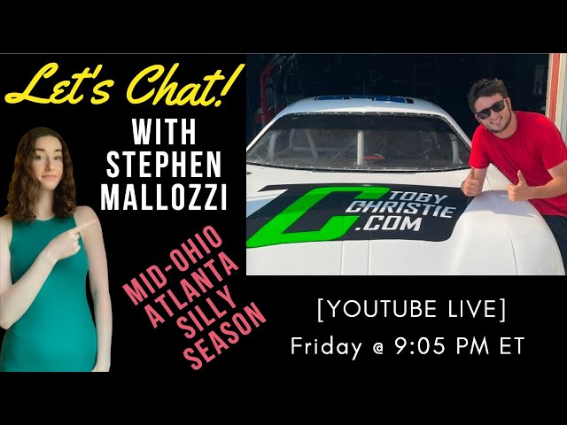 Video thumbnail for Let's Chat: With Stephen Mallozzi! [Mid-Ohio,Atlanta,Silly Season] (Live Stream)