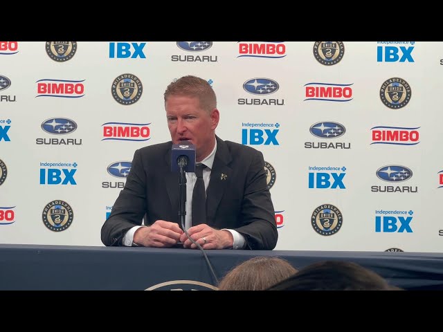 Video thumbnail for Post Game - Union head coach Jim Curtin speaks to the media after Orlando City SC loss