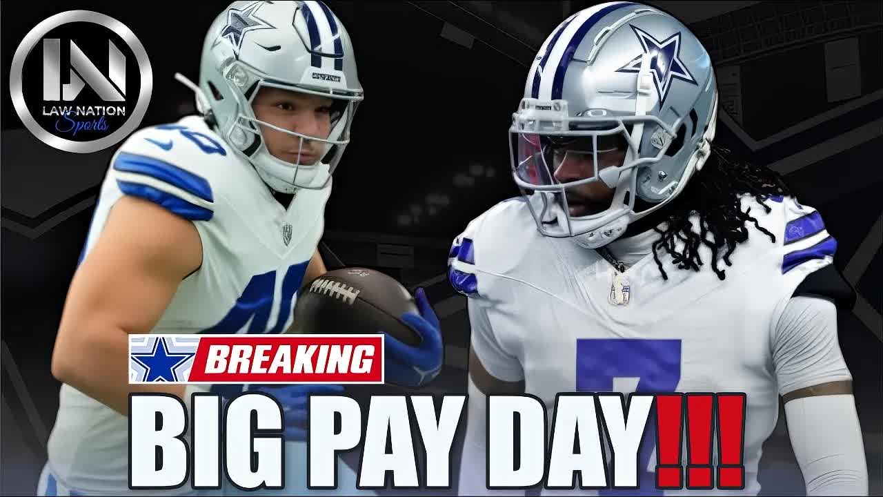 'Video thumbnail for Law Nation Sports: cowboys huge deal! hunter luepke signs, trevon diggs return vs eagles?'