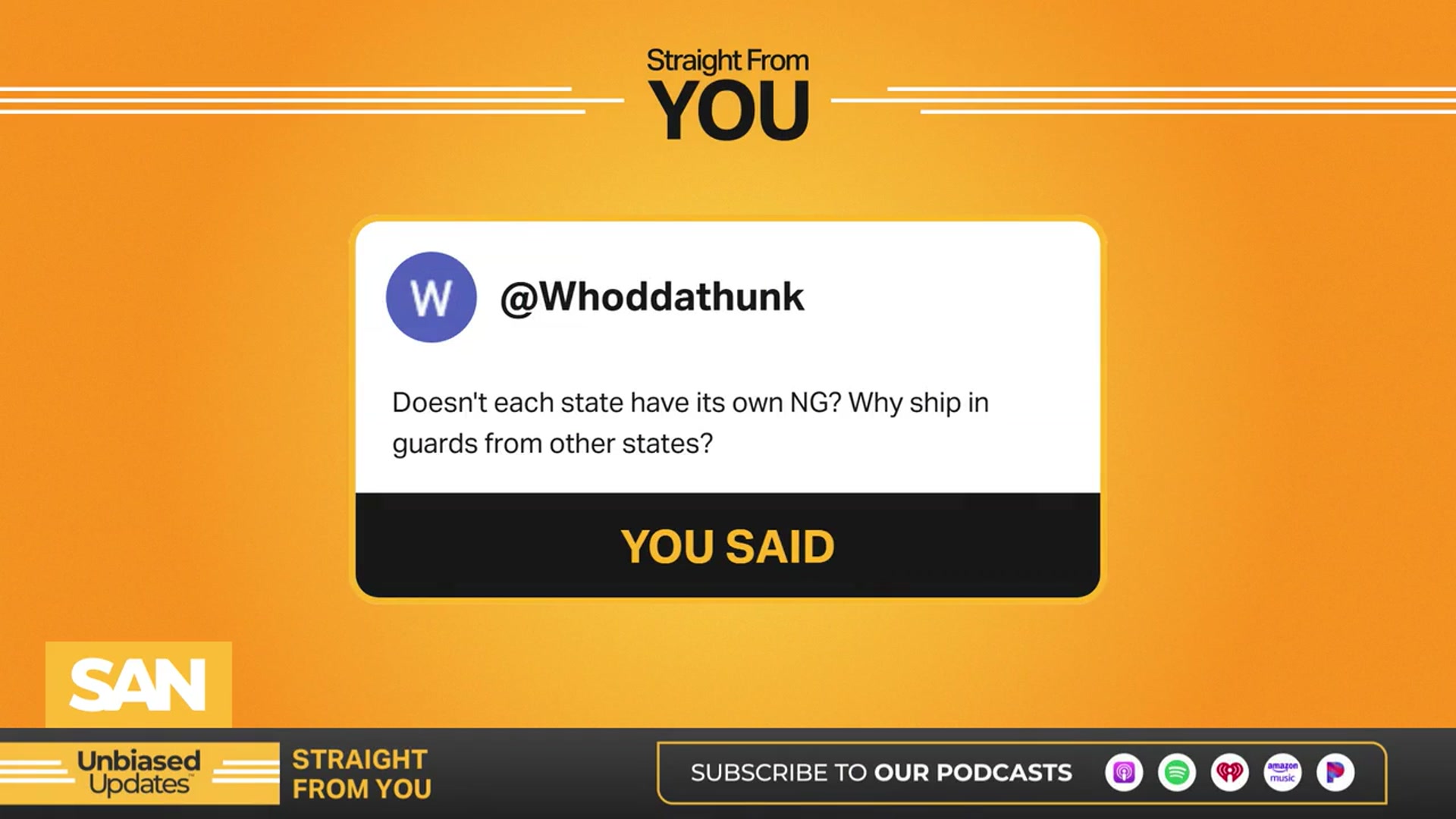 'Video thumbnail for You asked, we answered: Guard deployments, air travel and Earhart's plane'