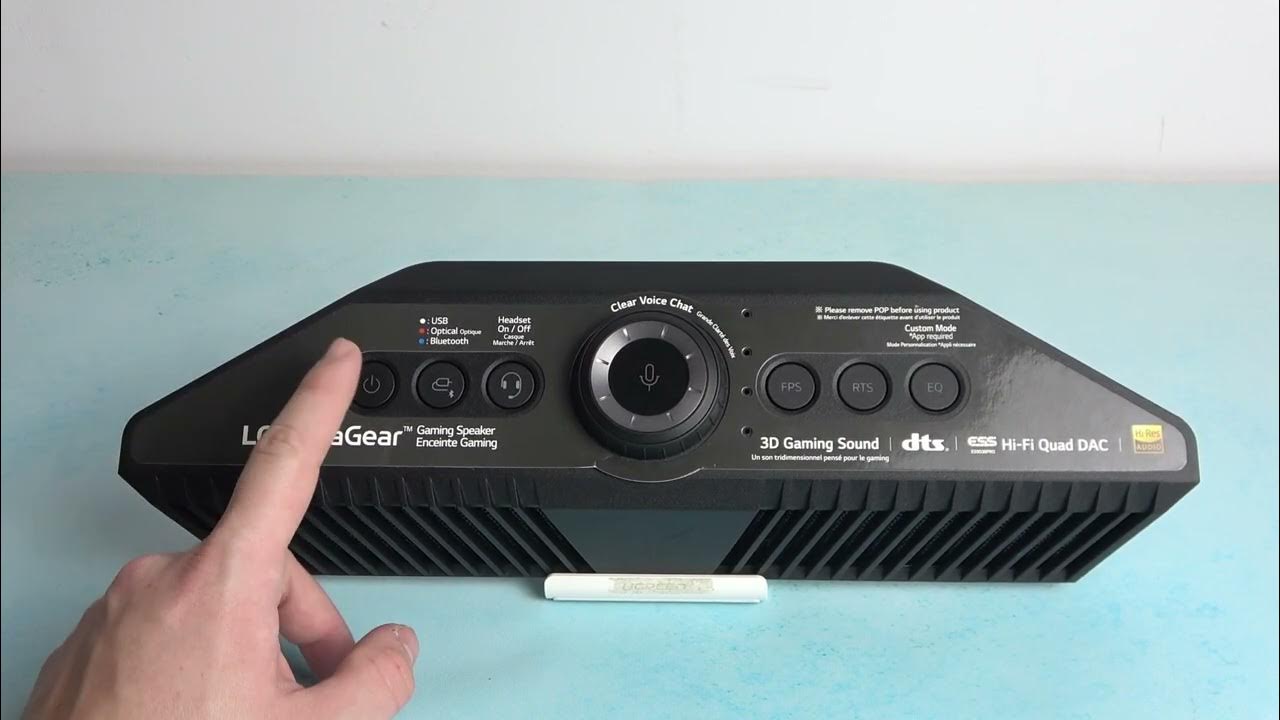 Video thumbnail for How to Turn On and Off Your LG Ultra Gear Speaker
