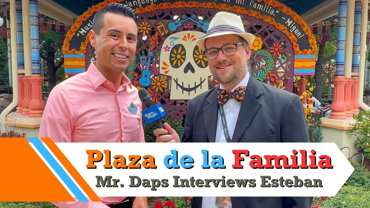 'Video thumbnail for Mr. Daps Interviews Estaban About Plaza de la Familia at Disneyland Resort 4K'