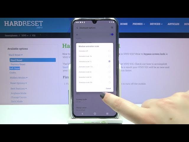 Video thumbnail for How to Unlock Developer Options in VIVO V21 - Use Hidden Options