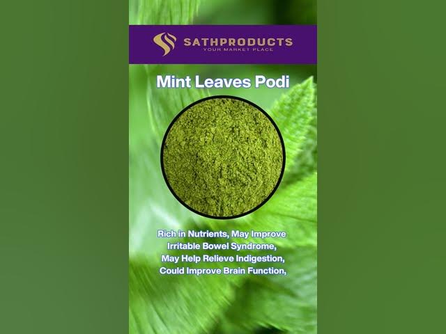 Video thumbnail for Health benefits of Mint leaves Podi