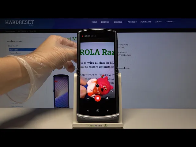 Video thumbnail for How to Record Timelapse in Motorola Razr 5G - Change Camera Settings