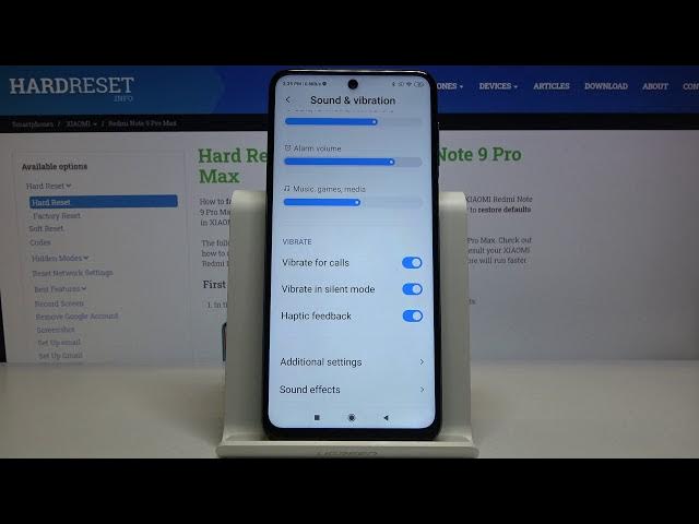 Video thumbnail for How to Open Vibration Settings in Xiaomi Redmi Note 9 Pro – Enter Vibration Options