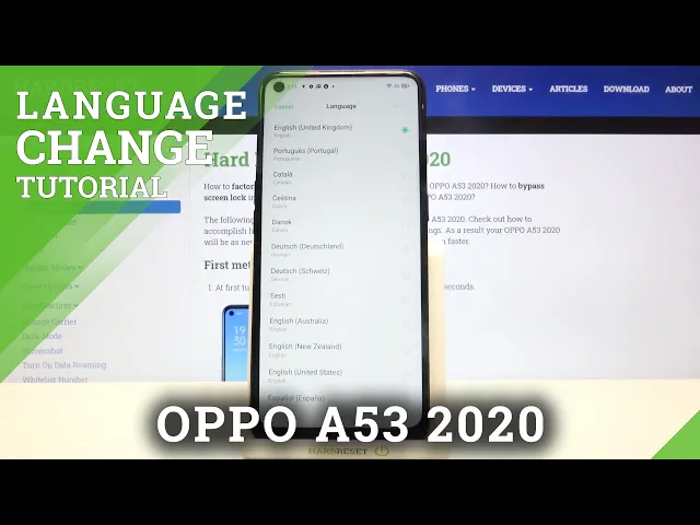 Video thumbnail for How to Change System Language in OPPO A53 2020 – Language Settings