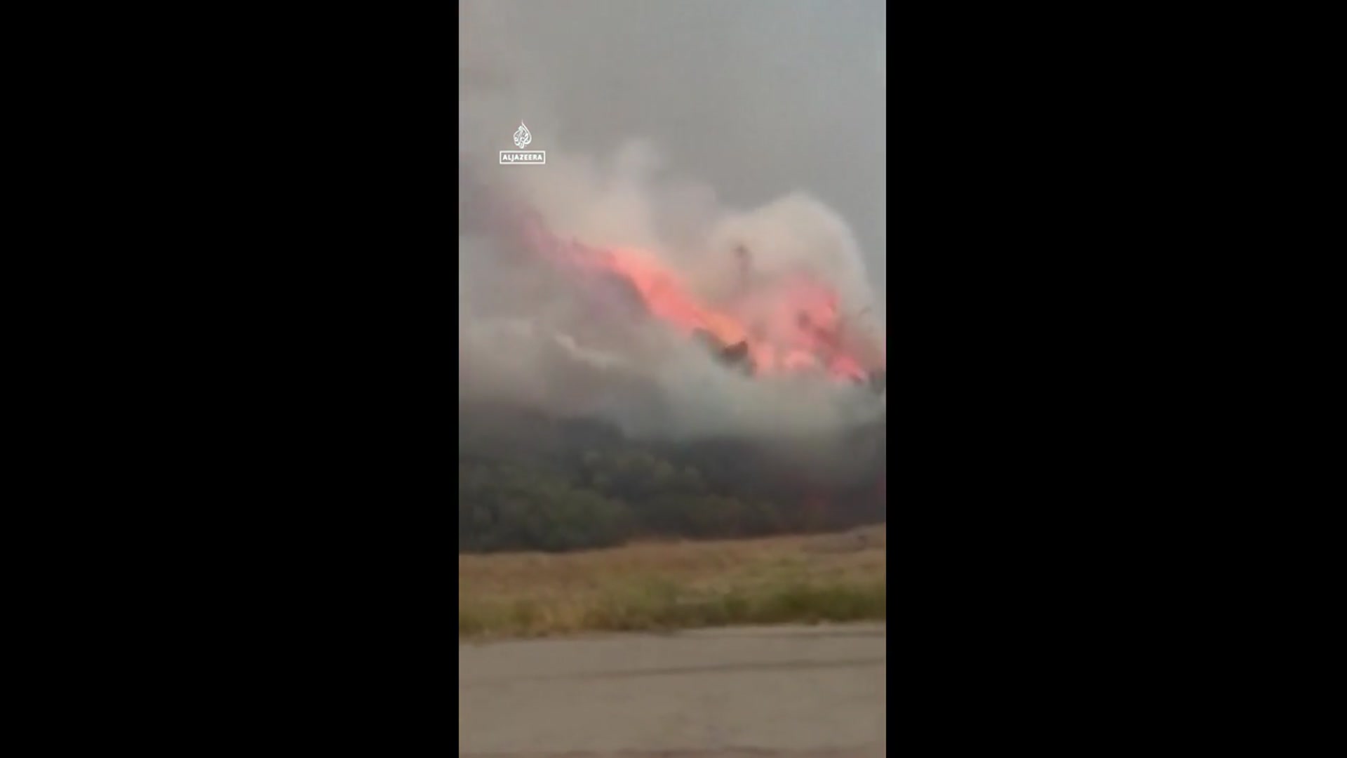 'Video thumbnail for Wildfires ravage Europe amid intense heatwave'